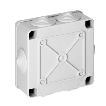 PUSZKA HERMETYCZNA 100x100x50 mm ORNO OR-JB-13823/6/G 6 DŁAWIKÓW IP65